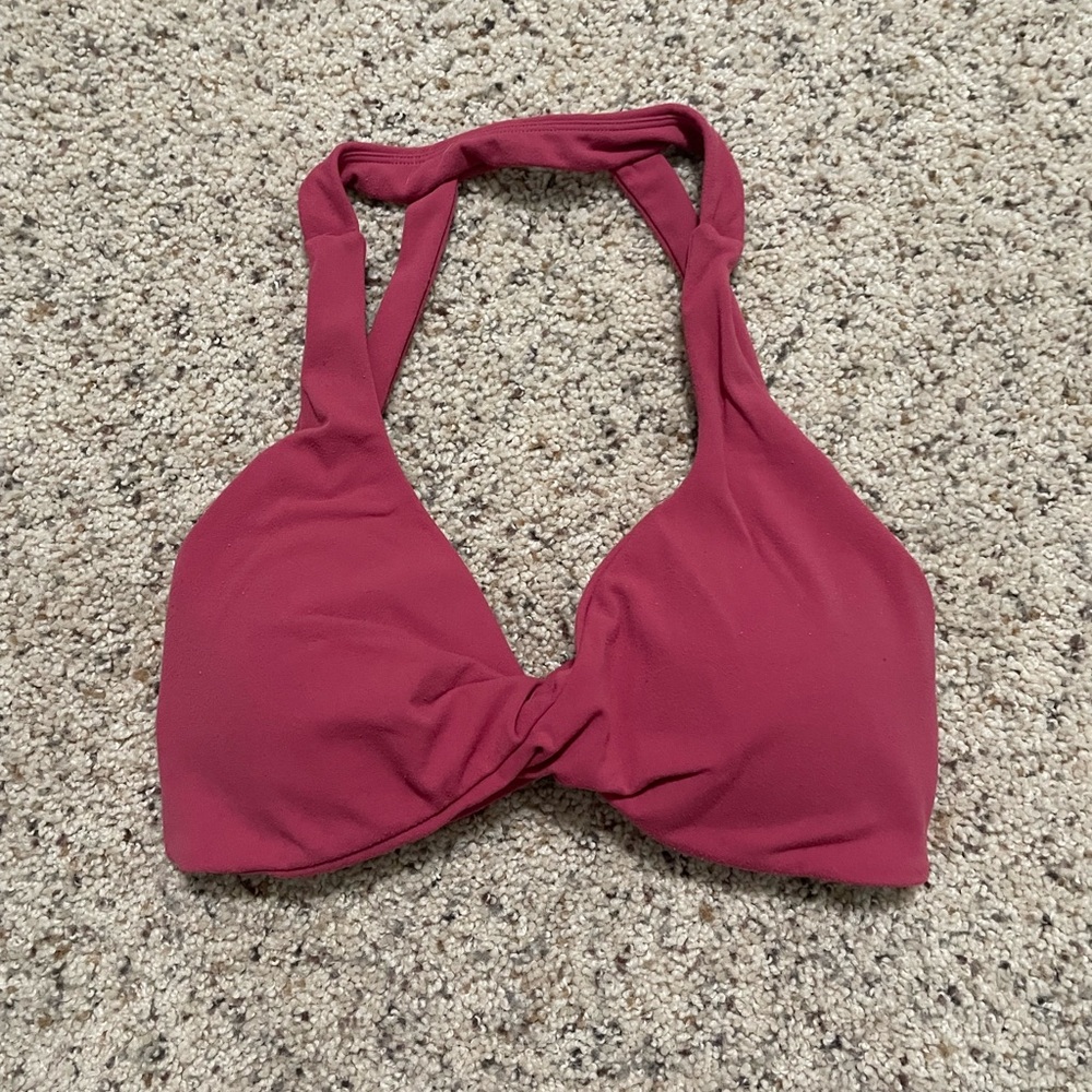 Buffbunny Large Rust/Coral Twist Sports Bra